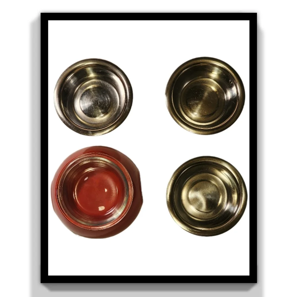13-Pc Pet Bowl Set with 2 Sizes~Extra Bowls & Lid